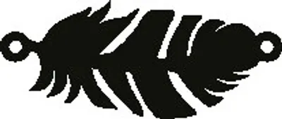 Produktbild von Versilbertes Armband Feder (Symbol)