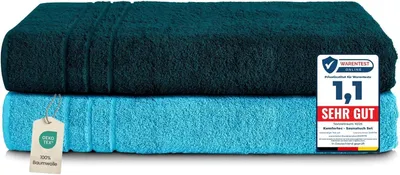 Obrázek produktu pro Ručník do sauny, 80x200 cm, 2 kusy, 100% bavlna, pro wellness