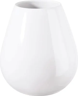 Produktbild von Wazon ceramiczny ASA Selection biały błyszczący kształt kropli wysokość 18cm