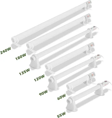 Productafbeelding van Bettizia Elektrische verwarming voor kassen, 135W, verwarmingsstaaf, geschikt voor kassen, vorstbeveiliging, 105 cm, IP44