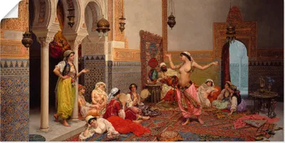 Produktbild von ARTland Poster Tanz im Harem. Größe: 40x20 cm