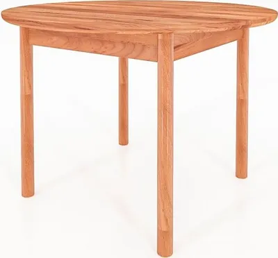 Produktbild von Esstisch Zola rund aus Kernbuche massiv Durchmesser 100 cm