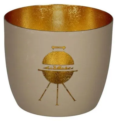 Produktbild von Gift Company Windlicht Madras Grill Sandstone Gold