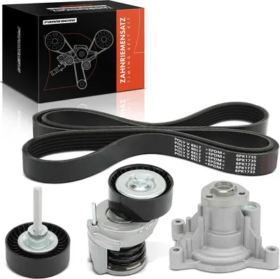 Productafbeelding van Frankberg 1x multiriemenset waterpomp voor VW Golf V Passat Tiguan Audi