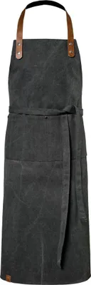 Produktbild von Twill Latz-Schürze, prewashed, B 75 x L 100 cm, black washed : schwarz : 65% Polyester 35% Baumwolle 330 g/m²