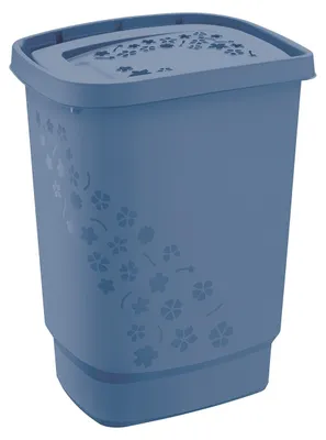 Obrázok produktu pre Kôš na bielizeň "Flowers" 55 l horizont modrý