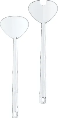 Produktbild von Koziol Crystal, Salatbesteck, Salatlöffel, Salatgabel, Servierbesteck, Transparent Klar, 3649535