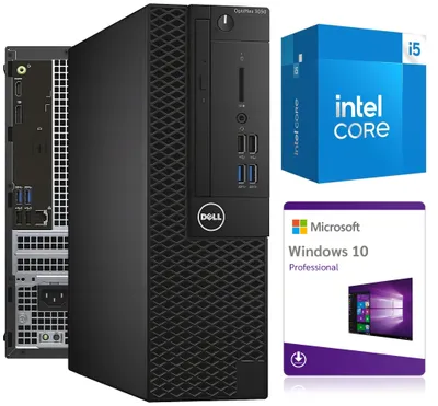 Immagine prodotto di PC desktop Dell 3050 | Intel i5-7500 | 8 GB DDR4 | 500 GB HDD | Windows 10 | Condizioni: Eccellenti (Grade A)
