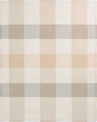 Produktbild von Biederlack Plaid mit Fransen Farbe White Bouclé Größe 130x170 cm