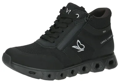 Produktbild von CAPRICE Damen Sneaker hoch Vegan Wasserabweisend, Schwarz (Black/Blk Sole), 38 E