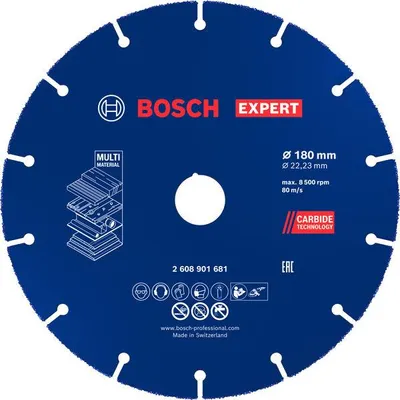 Produktbild von EXPERT Multi Material Carbide-Trennscheibe, 180 x 22,23 mm