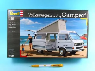 Productafbeelding van Revell VW T3 Westfalia Joker, model van een vrachtwagen/aanhanger, modelbouwsset, 1:25, Volkswagen Type 2 (T3), plastic, gemiddeld niveau