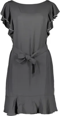 Produktbild von GUESS JEANS KURZES KLEID DAMEN SCHWARZ : Farbe - Schwarz, Größe - XS Größe: XS Farbe: Schwarz