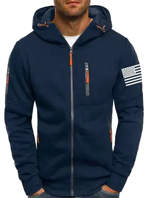 Immagine prodotto di Giacca sportiva da uomo con cappuccio e zip