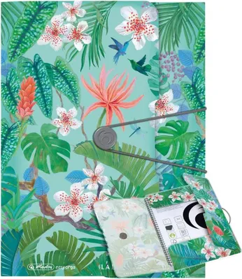 Produktbild von Herlitz Gummizugmappe PP A4 Ladylike Jungle