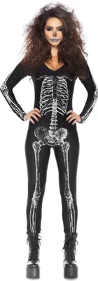 Produktbild von Dia de los Muertos Catsuit Größe: XL