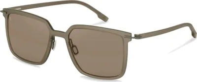 Produktbild von Rodenstock R3351 Olive/dark grey 56/20/145 Herren Sonnenbrillen