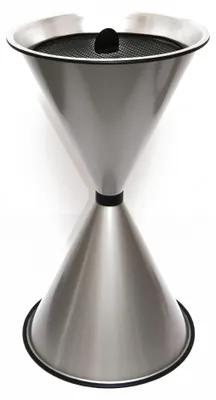 Produktbild von Aschenbecher Standascher Diabola 71x40cm silber SZAGATO  Germany Aschenbecher für draußen mit Deckel Standaschenbecher Stand Aschenbecher