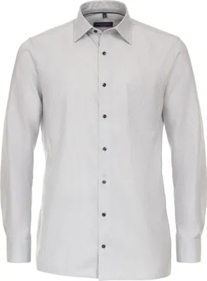 Immagine prodotto di CASAMODA camicia business uomo manica lunga Kent comfort fit struttura grigio argento 46