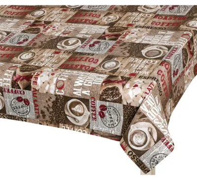 Obrázek produktu pro Ubrus EMA - 120x180 cm - Hnědá,Červená