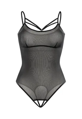 Immagine prodotto di Body a rete Teyli con spalline sottili Lila Female 2430 nero S/M
