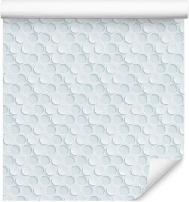 Immagine prodotto di rotolo da 10 m di VLIES WALLPAPER effetto 3D a pois minimalismo geometria XXL