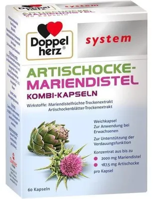 Produktbild von DOPPELHERZ Artischocke-Mariendistel system Weichk.