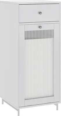 Image de Armoire Midischrank Vicco Malte Blanc 40x96cm, Model 54261