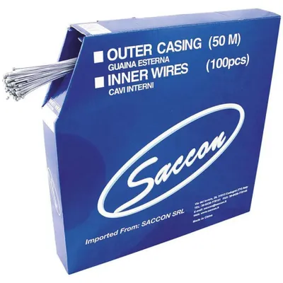 Produktbild von Saccon Galvanized Steel Change Cables Schaltzug 100 Einheiten Blau 1.2 x 2030 mm Blau 1.2 x 2030 mm