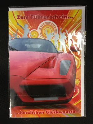 Produktbild von bsb - Grußkarte - Zum Führerschein herzlichen Glückwunsch 41-1784