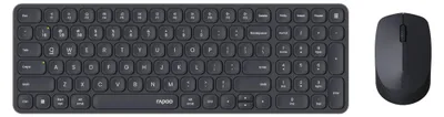 Produktbild von Rapoo I Kabellose Tastatur und Maus (9310M, Ultraslim, Bluethooth, 2,4 GHz, Batt