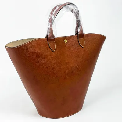Produktbild von Longchamp Épure XL Shopper, Leder, Braun, geprägtes Logo, geräumig, elegante Einkaufstasche