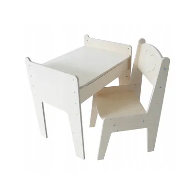 Produktbild von Mitwachsendes Kinderschreibtisch-Set aus Holz mit Stauraum – Höhenverstellbarer Tisch & Stuhl für Kinder, Montessori-Möbel