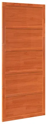Produktbild von Scheunentür Wachsbraun 100 x 2,5 x 208 cm Massives Kiefernholz