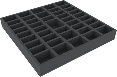 Produktbild von BXMFJP040BO - BXMFJP040BO 312 mm x 312 mm x 40 mm Schaumstoffeinlage für Brettspiele