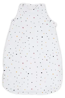 Obrázek produktu pro Dětský letní spací pytel Lorelli Summer, délka 100 cm, šířka 50 cm, 100% bavlna, bílý puntíkatý