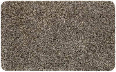 Image de Tapis de propreté pour l'intérieur gris chiné en 40x60 cm