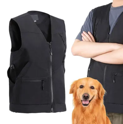 Imagen del producto de Ropa para adiestradores de perros con múltiples bolsillos de almacenamiento