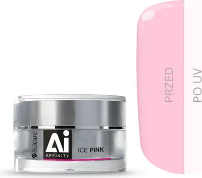 Zdjęcie produktu dla Silcare Gel Affinity Średniogęsty jednofazowy żel do paznokci Ice Pink, 15g