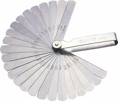 Immagine prodotto di 12 pezzi Spessimetro SATA, 32 fogli, 0,02-1,00 mm