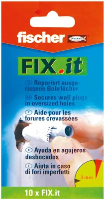 Produktbild von FISCHER Fix.it Reparaturflies Karte 10 Pads