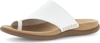Produktbild von Gabor Shoes Zehensteg - Weiß Glattleder Größe: 45 Normal