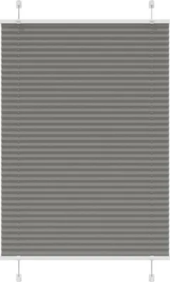 Produktbild von vidaXL Plissee Anthrazit 100x100 cm Stoffbreite 99,4 cm Polyester