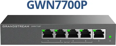 Produktbild von Grandstream Networks GWN7700P, Unmanaged, Gigabit Ethernet (10/100/1000), Power over Ethernet (PoE)