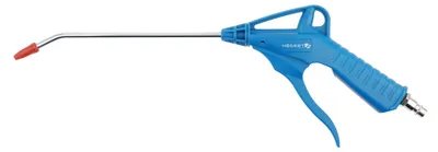 Produktbild von Gebläsepistole mit verlängerung – Düse 200 mm; maximaler Eingangsdruck: 116 PSI/ 8 BAR; Düsendurchmesser 2.5 mm; Schnellkupplung | Högert Technik