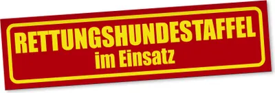 Produktbild von PantherPixel Rettungshundestaffel Im Einsatz Magnetschild Auto Magnetfolie Geschenkidee 45 x 12 cm STANDARDFARBFOLIEN