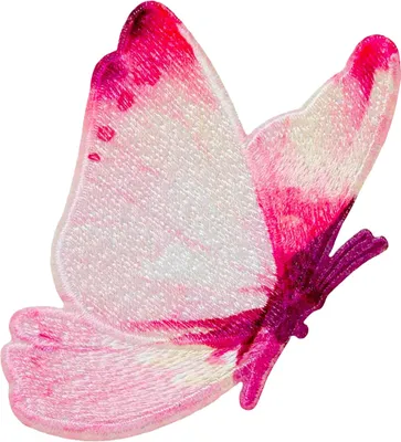 Produktbild von Schmetterling Tier - Aufnäher, Bügelbild, Aufbügler, Applikationen, Patches, Flicken, Zum Aufbügeln, Größe: 7,1 x 5,4 cm