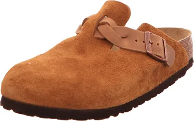 Produktbild von Birkenstock Damen Hausschuhe Boston Braided 28489-38, 28489-40, 28489-42 BIR-1026713 mink 38