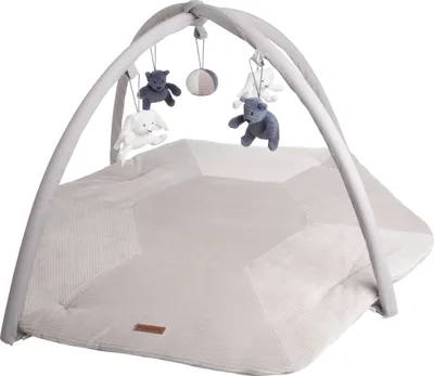 Produktbild von Baby's Only Baby Activity Spielbogen Sense - Vintage Blue/Kieselgrau/Weiß - 94x83 cm