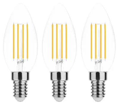 Produktbild von Modee LED-Filamentlampe E14 C37 5,9W 806lm 2700K dimmbar (3 St.)